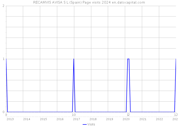 RECAMVIS AVISA S L (Spain) Page visits 2024 