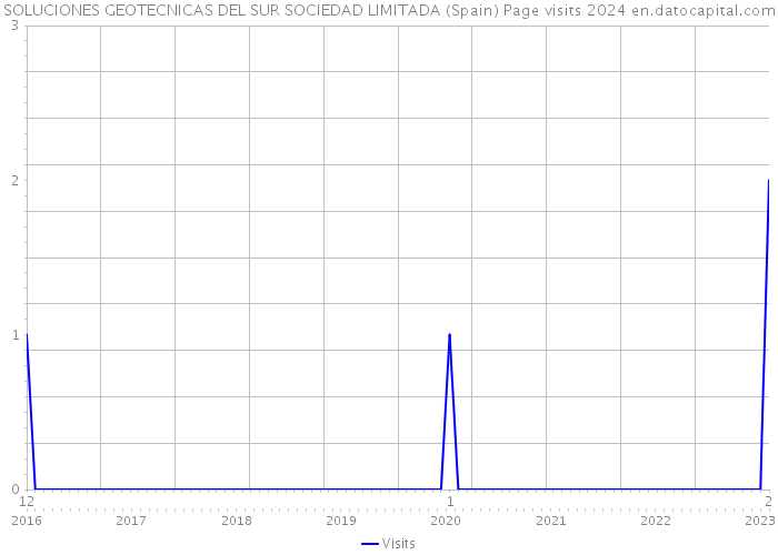 SOLUCIONES GEOTECNICAS DEL SUR SOCIEDAD LIMITADA (Spain) Page visits 2024 