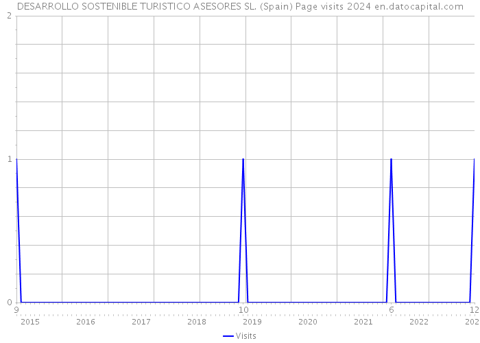 DESARROLLO SOSTENIBLE TURISTICO ASESORES SL. (Spain) Page visits 2024 