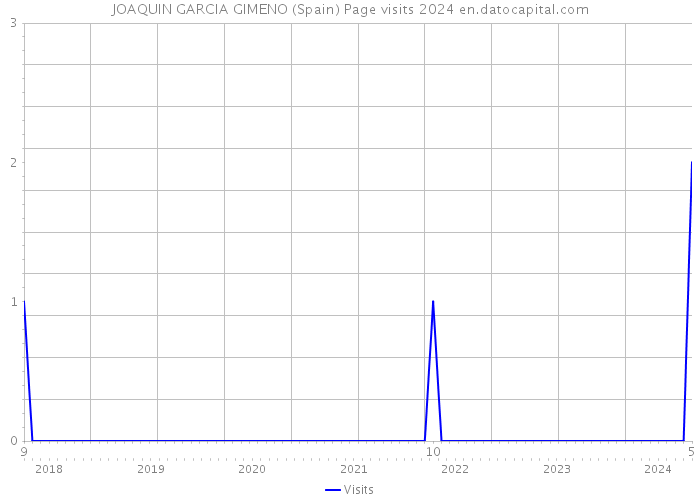 JOAQUIN GARCIA GIMENO (Spain) Page visits 2024 