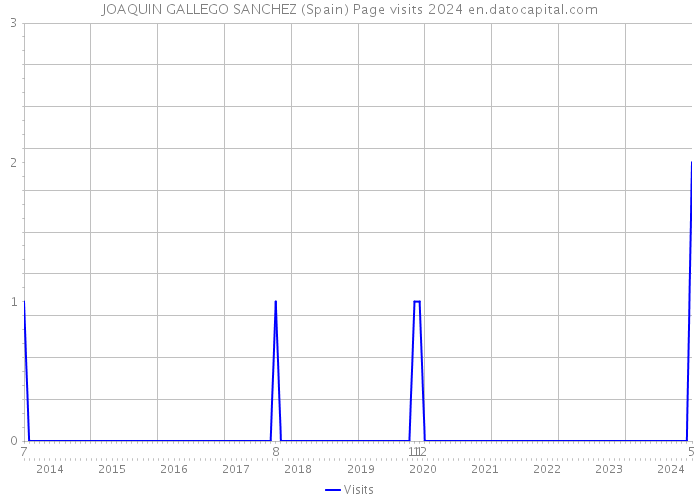 JOAQUIN GALLEGO SANCHEZ (Spain) Page visits 2024 