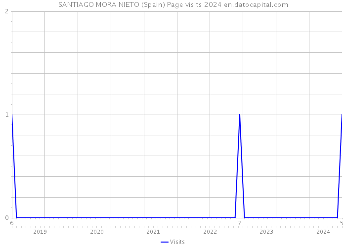 SANTIAGO MORA NIETO (Spain) Page visits 2024 