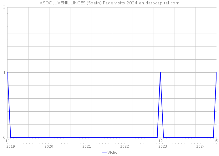 ASOC JUVENIL LINCES (Spain) Page visits 2024 