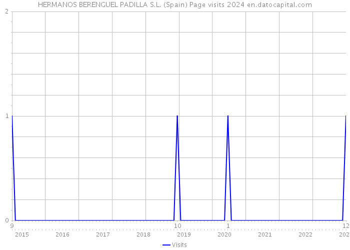 HERMANOS BERENGUEL PADILLA S.L. (Spain) Page visits 2024 