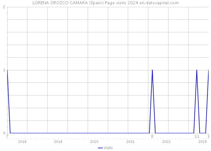 LORENA OROZCO CAMARA (Spain) Page visits 2024 