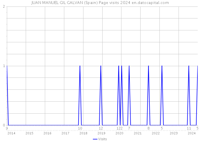 JUAN MANUEL GIL GALVAN (Spain) Page visits 2024 
