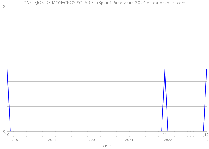 CASTEJON DE MONEGROS SOLAR SL (Spain) Page visits 2024 