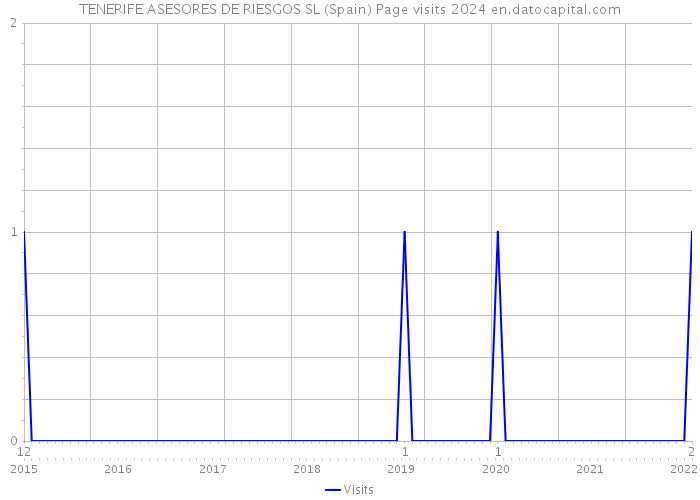 TENERIFE ASESORES DE RIESGOS SL (Spain) Page visits 2024 