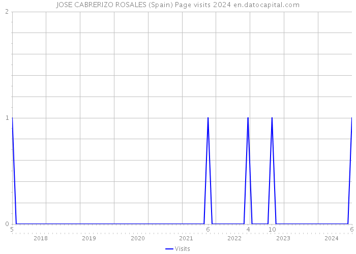 JOSE CABRERIZO ROSALES (Spain) Page visits 2024 