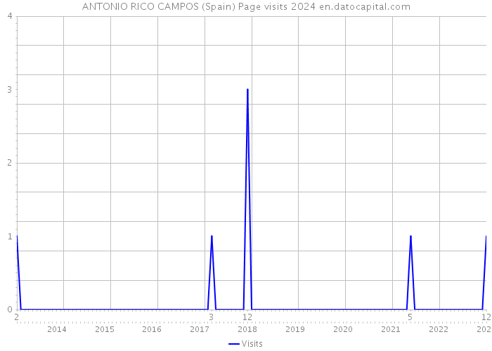 ANTONIO RICO CAMPOS (Spain) Page visits 2024 