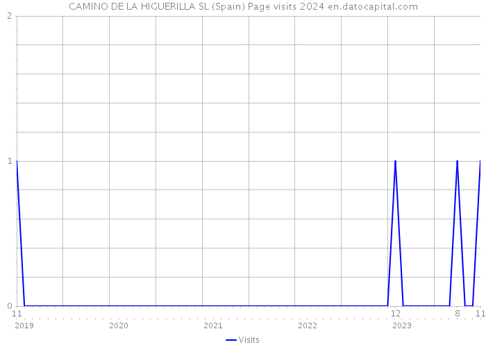 CAMINO DE LA HIGUERILLA SL (Spain) Page visits 2024 