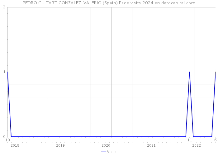 PEDRO GUITART GONZALEZ-VALERIO (Spain) Page visits 2024 