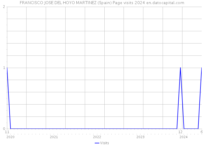 FRANCISCO JOSE DEL HOYO MARTINEZ (Spain) Page visits 2024 