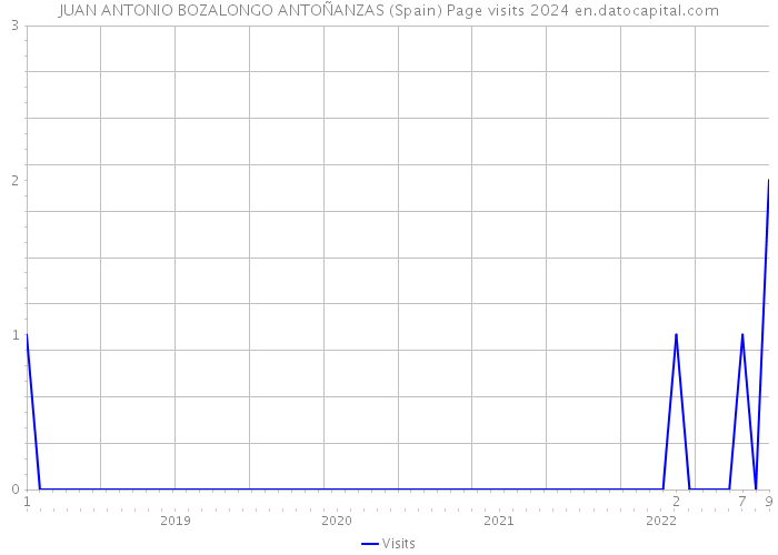 JUAN ANTONIO BOZALONGO ANTOÑANZAS (Spain) Page visits 2024 