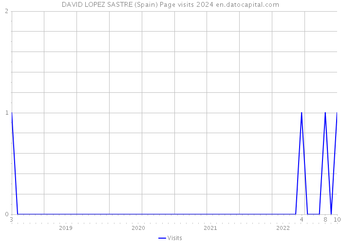 DAVID LOPEZ SASTRE (Spain) Page visits 2024 