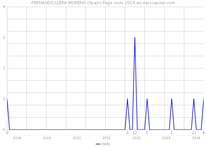 FERNANDO LLERA MORENO (Spain) Page visits 2024 