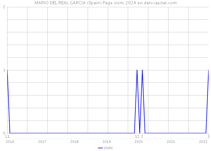 MARIO DEL REAL GARCIA (Spain) Page visits 2024 