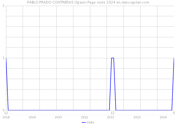 PABLO PRADO CONTRERAS (Spain) Page visits 2024 