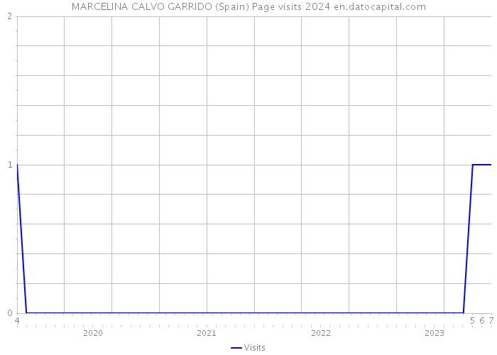 MARCELINA CALVO GARRIDO (Spain) Page visits 2024 