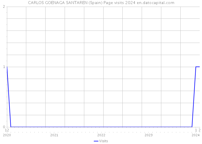CARLOS GOENAGA SANTAREN (Spain) Page visits 2024 