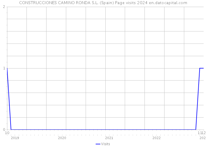 CONSTRUCCIONES CAMINO RONDA S.L. (Spain) Page visits 2024 