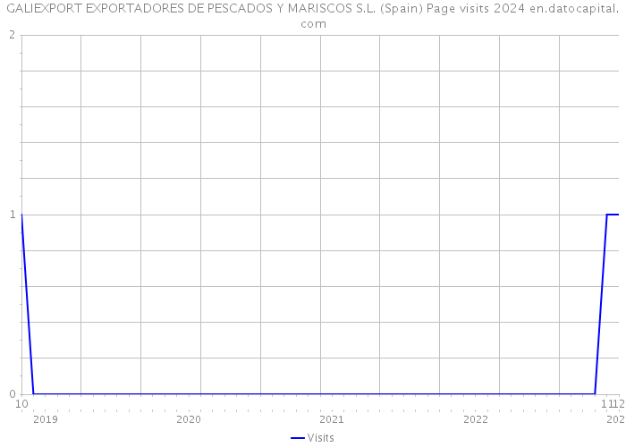 GALIEXPORT EXPORTADORES DE PESCADOS Y MARISCOS S.L. (Spain) Page visits 2024 