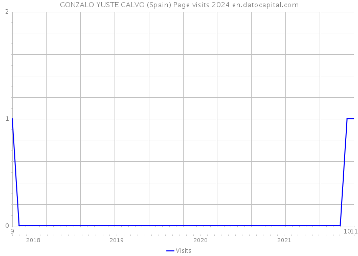 GONZALO YUSTE CALVO (Spain) Page visits 2024 
