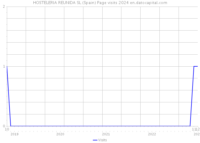 HOSTELERIA REUNIDA SL (Spain) Page visits 2024 