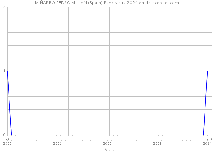 MIÑARRO PEDRO MILLAN (Spain) Page visits 2024 