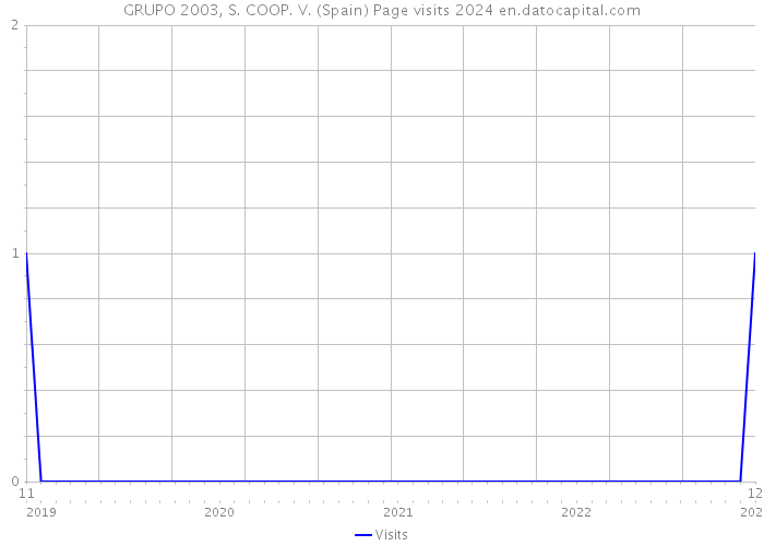 GRUPO 2003, S. COOP. V. (Spain) Page visits 2024 