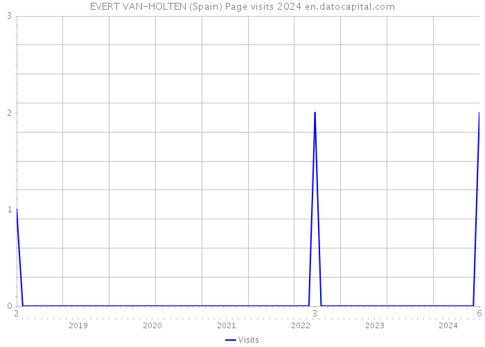 EVERT VAN-HOLTEN (Spain) Page visits 2024 