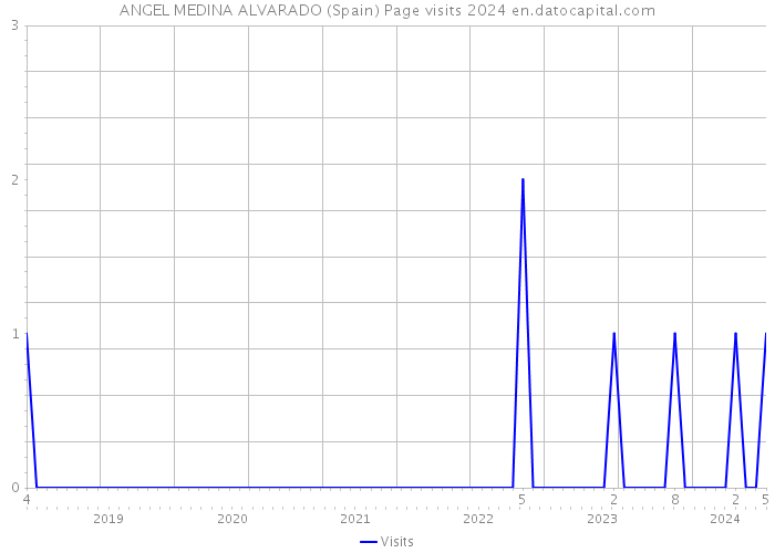ANGEL MEDINA ALVARADO (Spain) Page visits 2024 