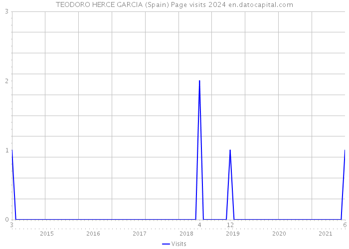 TEODORO HERCE GARCIA (Spain) Page visits 2024 