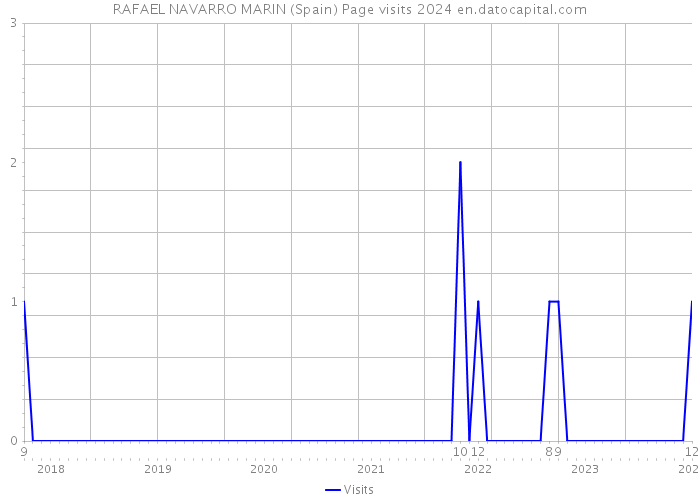 RAFAEL NAVARRO MARIN (Spain) Page visits 2024 
