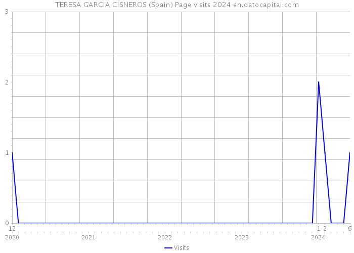 TERESA GARCIA CISNEROS (Spain) Page visits 2024 