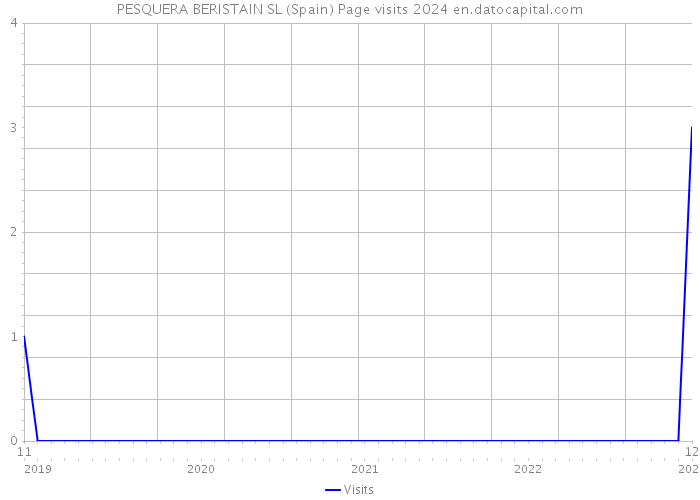 PESQUERA BERISTAIN SL (Spain) Page visits 2024 