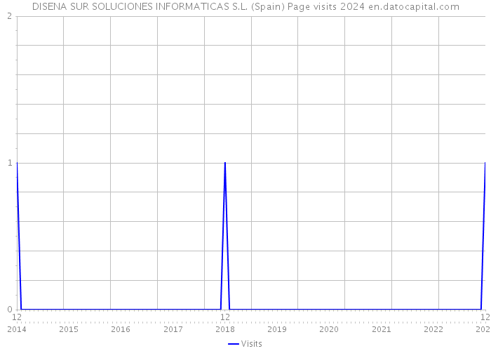 DISENA SUR SOLUCIONES INFORMATICAS S.L. (Spain) Page visits 2024 