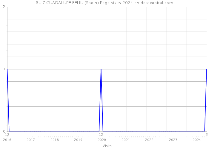 RUIZ GUADALUPE FELIU (Spain) Page visits 2024 