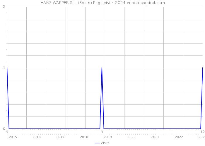 HANS WAPPER S.L. (Spain) Page visits 2024 