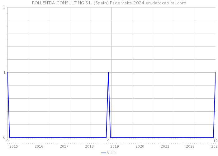 POLLENTIA CONSULTING S.L. (Spain) Page visits 2024 