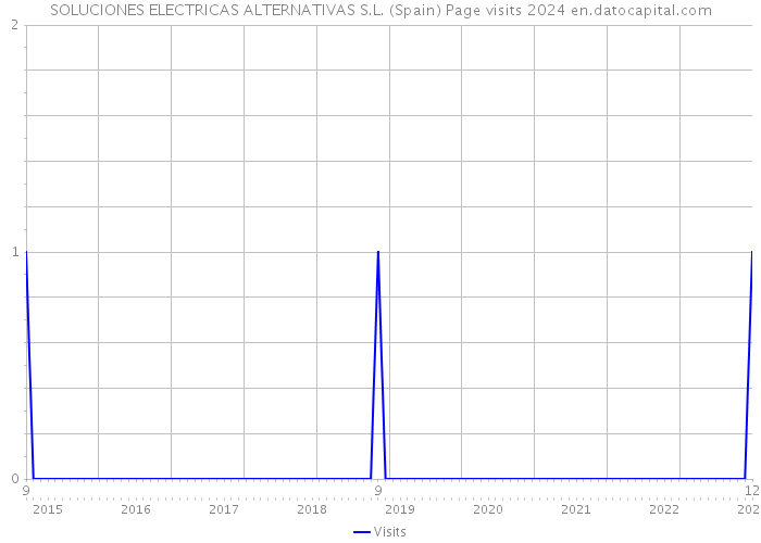 SOLUCIONES ELECTRICAS ALTERNATIVAS S.L. (Spain) Page visits 2024 