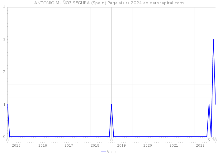 ANTONIO MUÑOZ SEGURA (Spain) Page visits 2024 