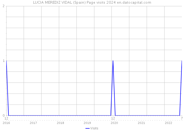 LUCIA MEREDIZ VIDAL (Spain) Page visits 2024 