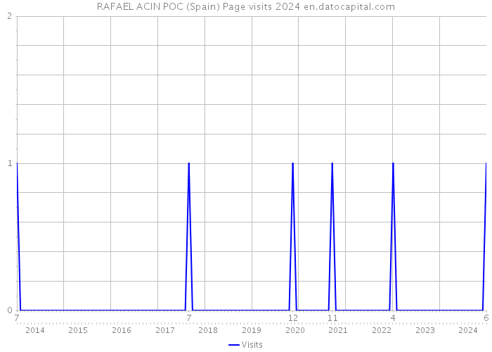 RAFAEL ACIN POC (Spain) Page visits 2024 