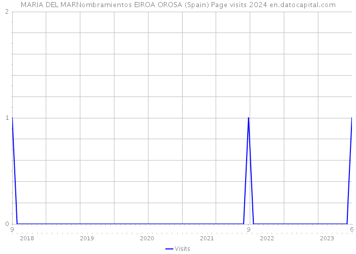 MARIA DEL MARNombramientos EIROA OROSA (Spain) Page visits 2024 