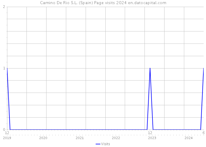 Camino De Rio S.L. (Spain) Page visits 2024 