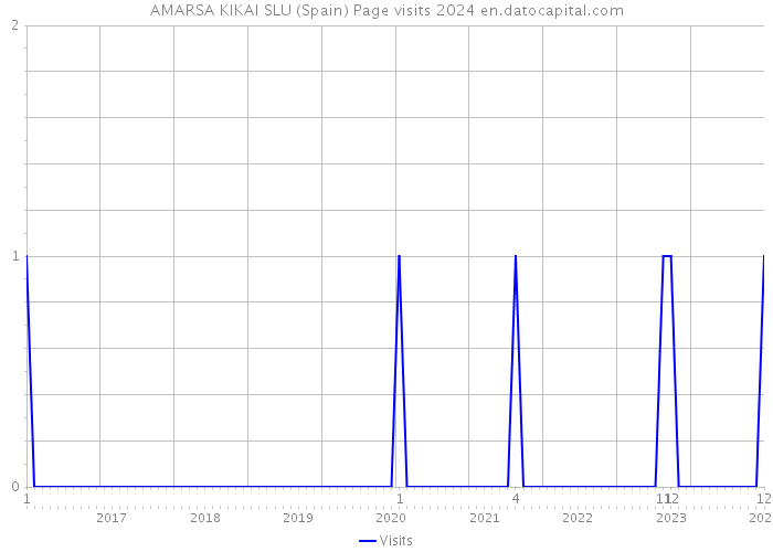 AMARSA KIKAI SLU (Spain) Page visits 2024 