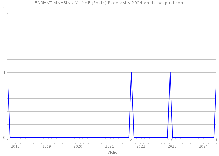 FARHAT MAHBIAN MUNAF (Spain) Page visits 2024 