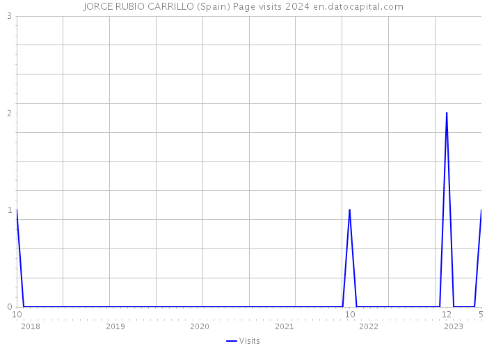 JORGE RUBIO CARRILLO (Spain) Page visits 2024 