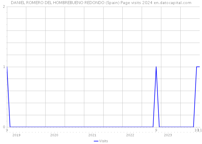 DANIEL ROMERO DEL HOMBREBUENO REDONDO (Spain) Page visits 2024 